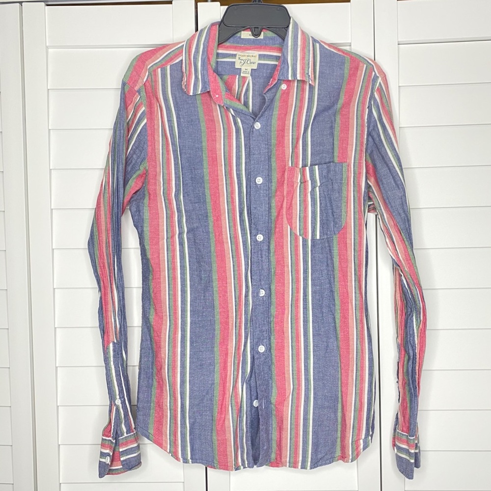 J Crew Indian Madras Shirt